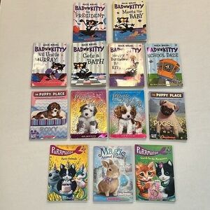 Bad Kitty Books/ Purmaids Books/ Magic Puppy Books/ The Puppy Place Books Bundle